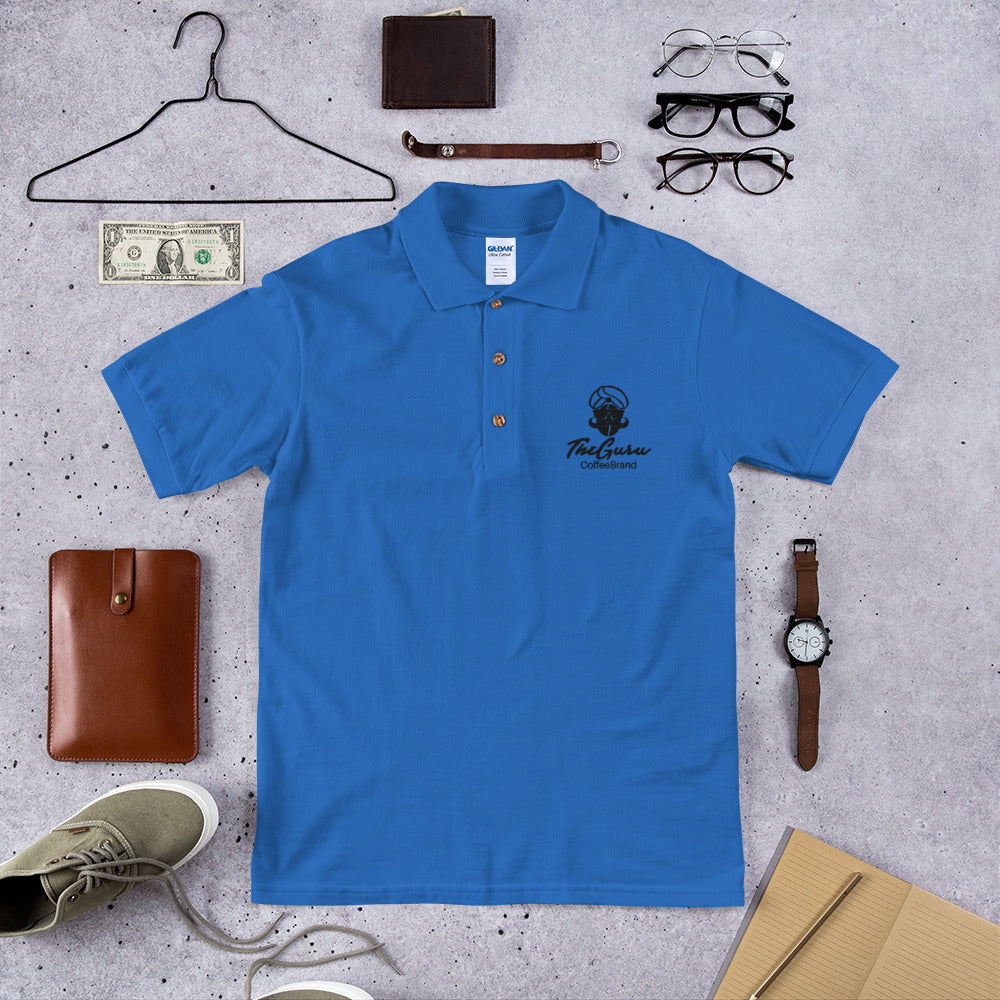 THEGURUCOFFEEBRAND Embroidered Polo Shirt