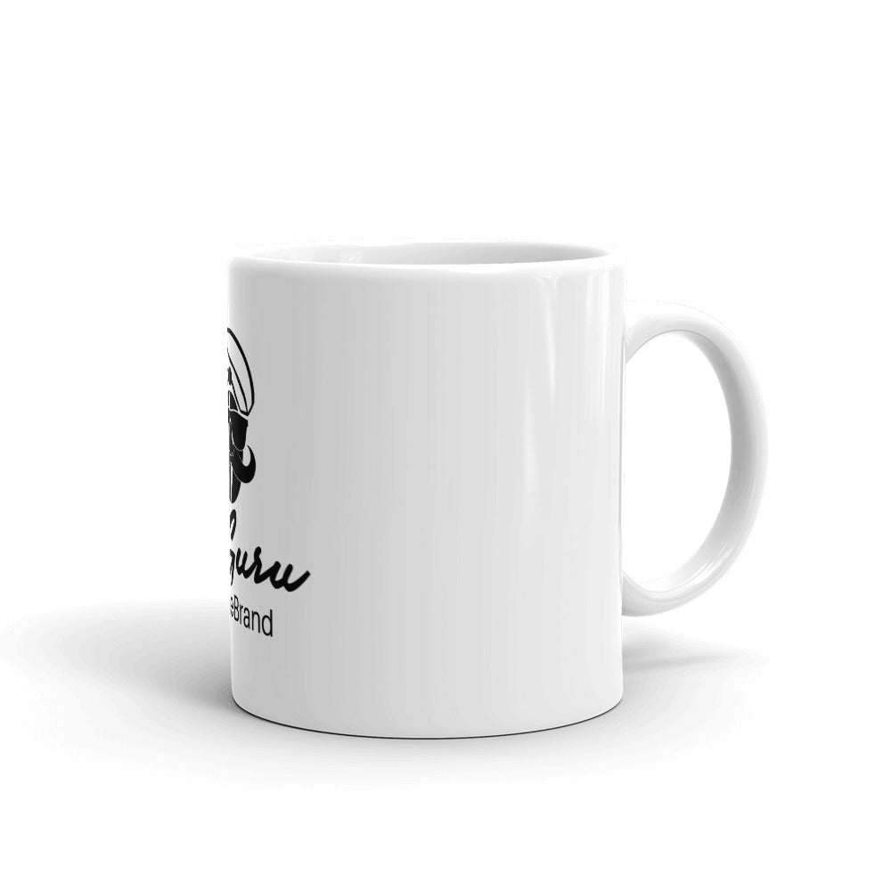 THEGURUCOFFEEBRAND White glossy mug